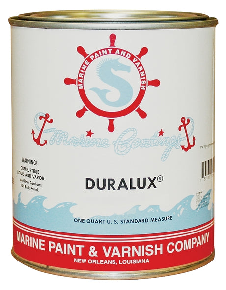Duralux M741-4 Marine Primer, Flat, Yacht White, 1 qt, Pack of 4