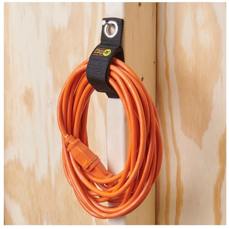 Wrap-It Storage 103-20BX Storage Strap, 2.9 in Dia, 1-1/2 in W, 10 in L, Polypropylene, 50 lb Working Load