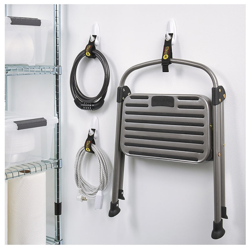 Wrap-It Storage 104-10BX Storage Strap, 1.9 in Dia, 1 in W, 7 in L, Polypropylene, 25 lb Working Load