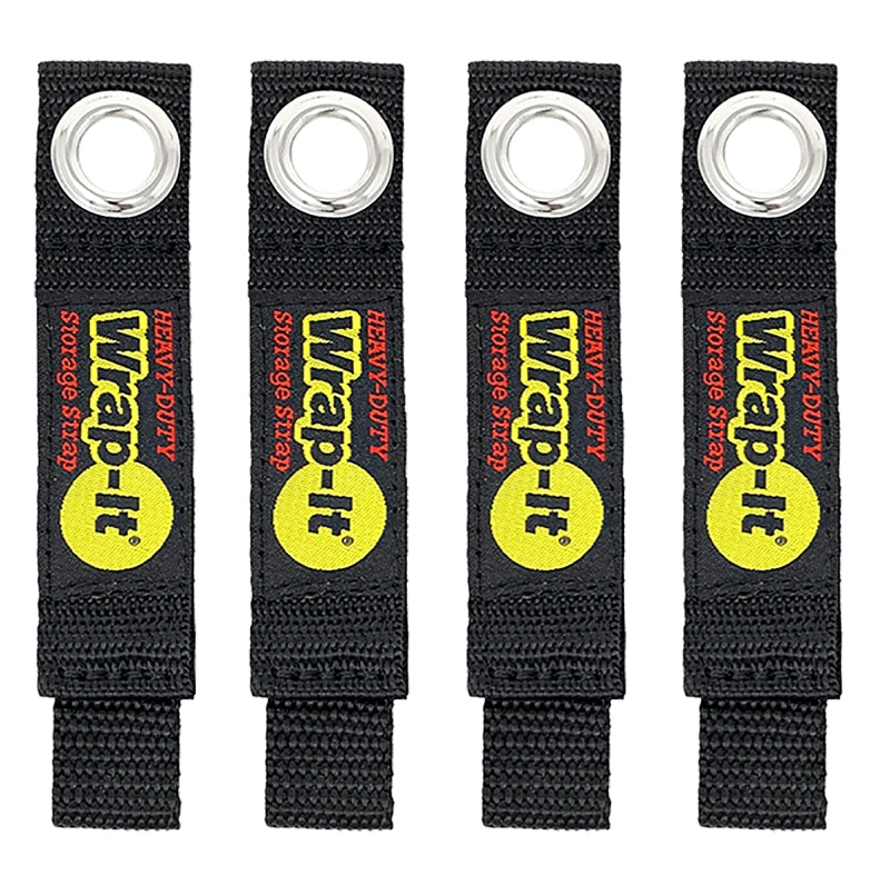 Wrap-It Storage 104-10BX Storage Strap, 1.9 in Dia, 1 in W, 7 in L, Polypropylene, 25 lb Working Load