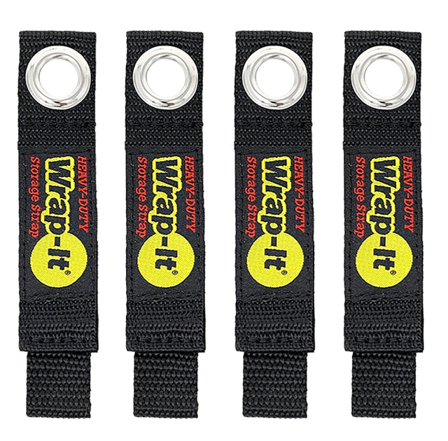 Wrap-It Storage 104-10BX Storage Strap, 1.9 in Dia, 1 in W, 7 in L, Polypropylene, 25 lb Working Load