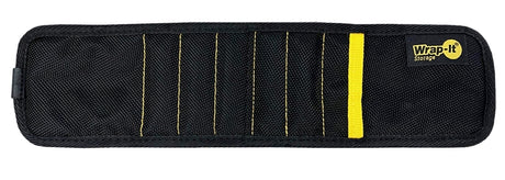 Wrap-It Storage MagSnap 100-MSWB-BL Magnetic Snap Wristband, 6-3/4 in L, 3-3/4 in W, 3 in H, Black