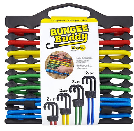 Wrap-It Storage 108-BB-8406 Bungee Cord, Hook End
