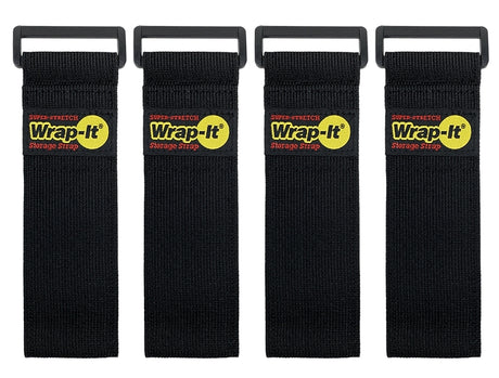 Wrap-It Storage 704-12B Storage Strap, 12 in L, 2 in W, Fastening Method: Hook and Loop