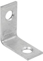 National Hardware 115BC Series N266-270 Corner Brace, 1 in L, 1/2 in W, 1.07 in H, Steel, Zinc, 0.07 Thick Material, Pack of 40