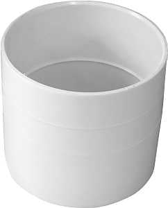 Canplas 414216BC Coupling, 6 in, Hub, PVC, White