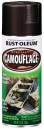 Specialty 1916830 Camouflage Spray Paint, Ultra Flat, Black, 12 oz Can