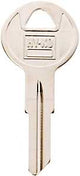 Hy-Ko 11010B4 Key Blank, Brass, Nickel, For: Briggs and Stratton Cabinet, House Locks and Padlocks, B4 Key Number, Pack of 10
