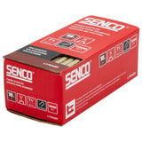 Senco L17BABR Medium Wire Staple Strip, 1/4 in W Crown, 1-1/2 in L Leg, 18 ga, Galvanized/Sencote