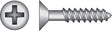 HILLMAN No. 8 X 1 in. L Phillips Black Phosphate Twin Thread Cabinet Screws 1 pk