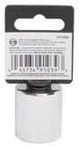 Vulcan MT6495428 Drive Socket, 7/8 in Socket, 3/8 in Drive, 6-Point, Chrome Vanadium Steel, Chrome