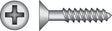 HILLMAN No. 10 X 3 in. L Phillips Black Phosphate Twin Thread Cabinet Screws 1 pk