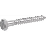 HILLMAN 3/8 in. X 5-1/2 in. L Hex Zinc-Plated Steel Lag Screw 50 pk