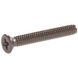 HILLMAN No. 10-32 Ga. X 1-1/4 in. L Phillips Flat Head Stainless Steel Machine Screws 1 lb 1 pk