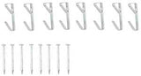 ProSource PH-121005-PS Picture Hanger, 5 lb, Steel, Zinc, Zinc, Nail-In Mounting
