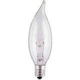 Westinghouse 25 W CA8 Decorative Incandescent Bulb E12 (Candelabra) Warm White 2 pk