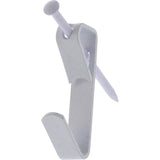 HILLMAN Steel-Plated White Conventional Picture Hanger 30 lb 6 pk, Pack of 10
