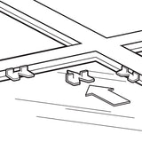 HILLMAN Nickel Plated Silver Large Canvas Picture Hanger 50 pk, Pack of 6