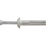 HILLMAN 1/4 in. D X 1.25 in. L Carbon Steel Round Head Hammer Drive Anchor 12 pk, Pack of 5