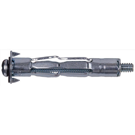 HILLMAN 3/16 in. D X 2 1/4 in. L Metal Pan Head Hollow Wall Anchors 2 pk, Pack of 6