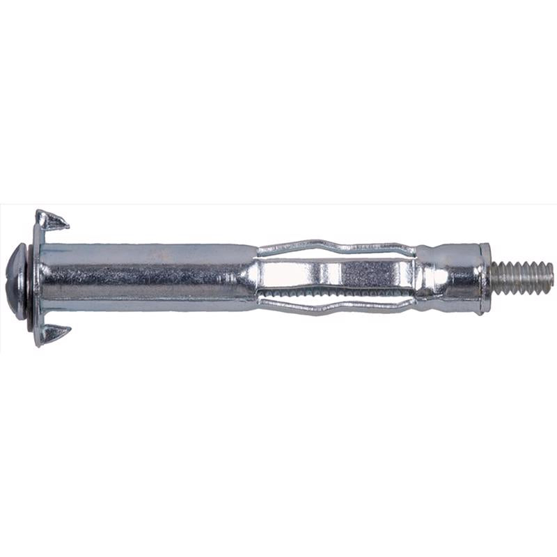 HILLMAN 1/8 in. D X 1/8 Long in. L Metal Pan Head Hollow Wall Anchors 20 pc, Pack of 5
