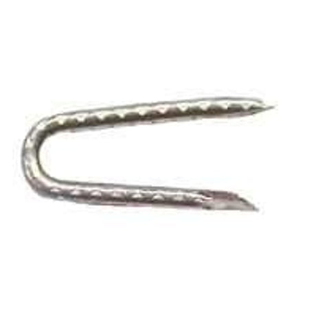 ProFIT 0079118 Fence Staple, 1/4 in W Crown, 9 ga, 1-3/4 in L, Electro-Galvanized