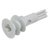 HILLMAN .164 in. D X 1.5 in. L Plastic Flat Head Drywall Anchors 10 pc, Pack of 5