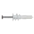 HILLMAN .164 in. D X 1.5 in. L Plastic Flat Head Drywall Anchor 10 pc, Pack of 5