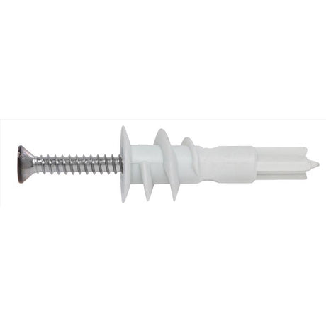 HILLMAN .164 in. D X 1.025 in. L Nylon Flat Head Wallboard Anchors 10 pc, Pack of 5