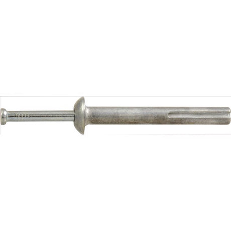 HILLMAN 1/4 in. D X 1.5 in. L Carbon Steel Round Head Hammer Drive Anchor 2 pk, Pack of 6