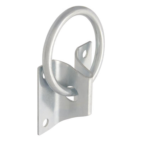 Hampton Small Zinc-Plated Silver Steel 1.875 in. L Hitching Ring 250 lb 1 pk, Pack of 5