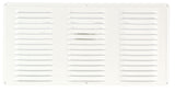 Air Vent 8 in. H X 16 in. L White Aluminum Undereave Vent, Pack of 24