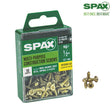 SPAX Multi-Material No. 6 Label X 1/2 in. L Unidrive Flat Head Serrated Construction Screws