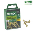 SPAX Multi-Material No. 6 Label X 1-1/4 in. L Unidrive Flat Head Serrated Construction Screws