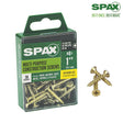 SPAX Multi-Material No. 8 Label X 1 in. L Unidrive Flat Head Serrated Construction Screws