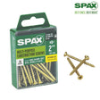 SPAX Multi-Material No. 8 Label X 2 in. L Unidrive Flat Head Serrated Construction Screws