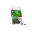 SPAX Multi-Material No. 6 Label X 1-1/4 in. L Unidrive Flat Head Serrated Construction Screws