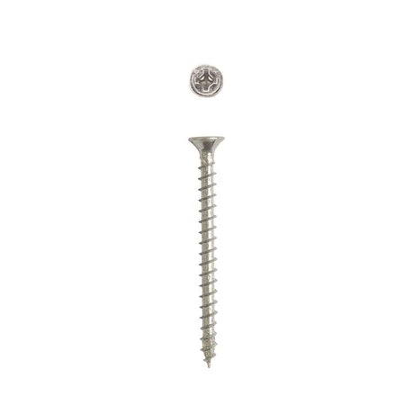 SPAX Multi-Material No. 8 Label X 2 in. L Unidrive Flat Head Serrated Construction Screws