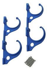 Jed Pool Tools 80-225 Pole and Hose Hanger, Double-Hook, Plastic