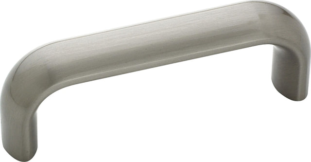 Amerock BP53009G10 Drawer Pull, 3-3/8 in L Handle, 1-3/16 in Projection, Zinc, Satin Nickel