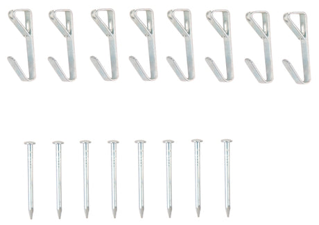ProSource PH-121030-PS Picture Hanger, 30 lb, Steel, Zinc, Zinc, Nail-In Mounting