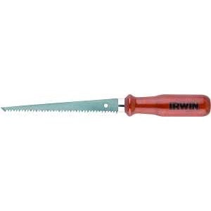 Irwin 2014102 Jab Saw, 6-1/2 in L Blade, 7 TPI, Hardwood Handle