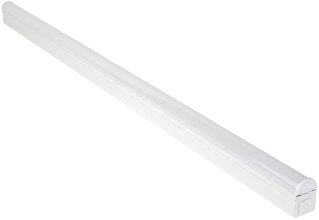 ETI 54261143 Linkable Strip Light, 120 VAC, 17 W, LED Lamp, 1800 Lumens, 4000 K Color Temp, White Fixture