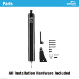 Wright Products V152BL Pneumatic Storm Door Closer, 10-1/2 in Dia Rod, 12-1/4 in L, Gloss, 90 deg Opening
