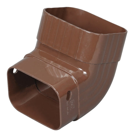 Amerimax M1627HPC Elbow, 5 in Gutter, Vinyl, Brown