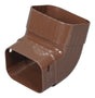 Amerimax M1627HPC Elbow, 5 in Gutter, Vinyl, Brown