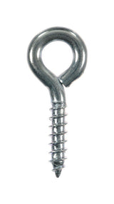 Ace 1/8 in. D X 1-3/16 in. L Zinc-Plated Steel Screw Eye 25 lb. cap. 8 pk, Pack of 5