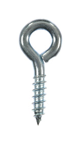 Ace 3/16 in. D X 1-3/8 in. L Zinc-Plated Steel Screw Eye 90 lb. cap. 6 pk, Pack of 5