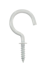 Ace Small White Steel 1.3125 in. L Cup Hook 15 lb 75 pk