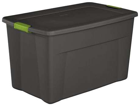 Sterilite 1945 Series 19453V04 Latch Tote with Soft Fern Latches, Plastic, 32-1/2 in L, 19-3/4 in W, 18-5/8 in H